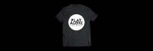 Post-Punk Shirt - Play Alone Records Logo